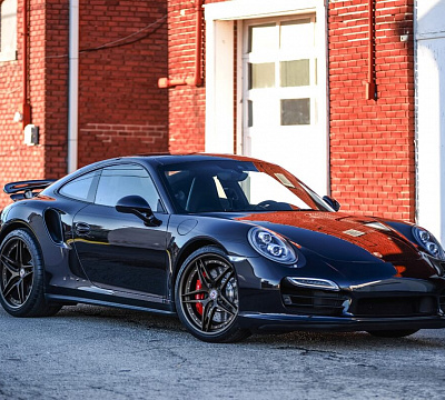 Фото дисков HRE S107 на Porsche 911 VII