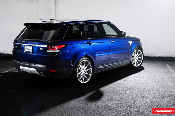Фото дисков Vossen CVT Серебро на Land Rover Range Rover Sport II
