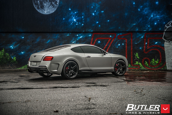 Фото дисков Vossen HF-1 Черный сатин на Bentley Continental GT II