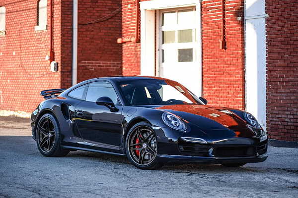 Фото дисков HRE S107 Сатиновая темная бронза на Porsche 911 VII
