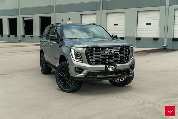Фото дисков Vossen HF6-3 Черный сатин на GMC Yukon V