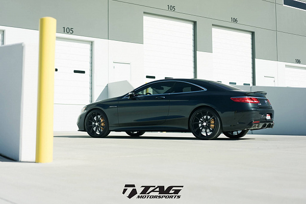 Фото дисков HRE P204 Черный сатин на Mercedes-Benz S-Class (W222, C217)