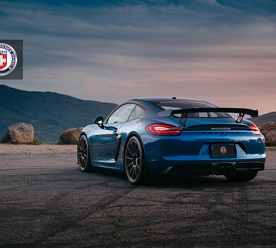Фото дисков HRE RC103 на Porsche Cayman II