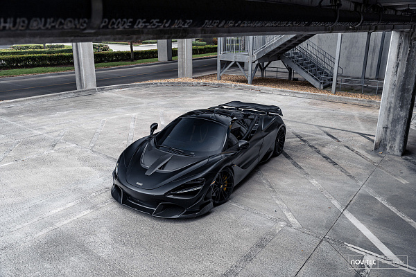Фото дисков NOVITEC MC3 Черный сатин на McLaren 720S
