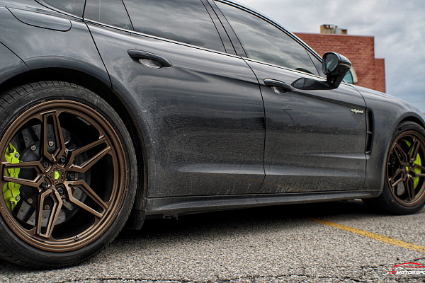Фото дисков Vossen ML-X1 Сатиновая бронза на Porsche Panamera II