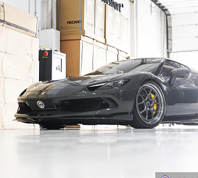 Фото дисков HRE 521 на Ferrari 296