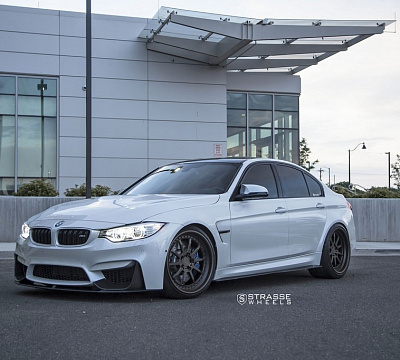 Фото дисков Strasse Wheels R10 Competition на BMW 3/M3 (F3x/F80)