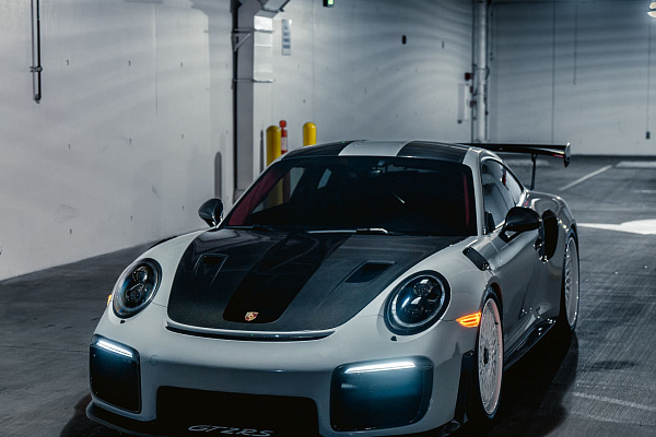 Фото дисков Brixton Forged TR20 Белый глянец на Porsche 911 VII