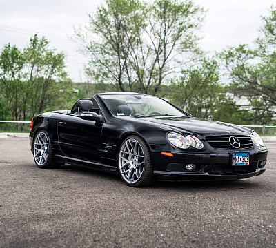 Фото дисков HRE FF01 на Mercedes-Benz SL (R230)