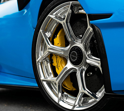 Фото дисков Brixton Forged MW03 на Lamborghini Huracan