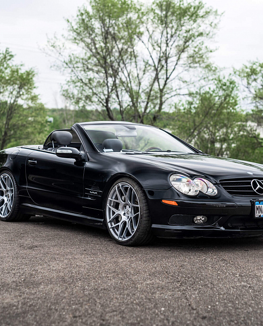 Фото дисков FF01 Серебро на Mercedes-Benz SL (R230)