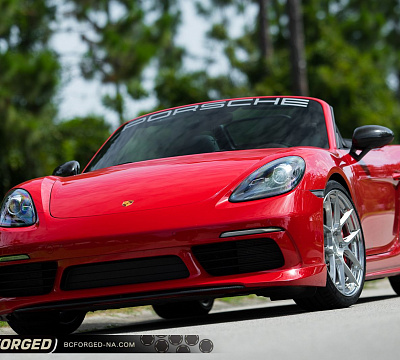 Фото дисков BC Forged HCA381 на Porsche Boxster III