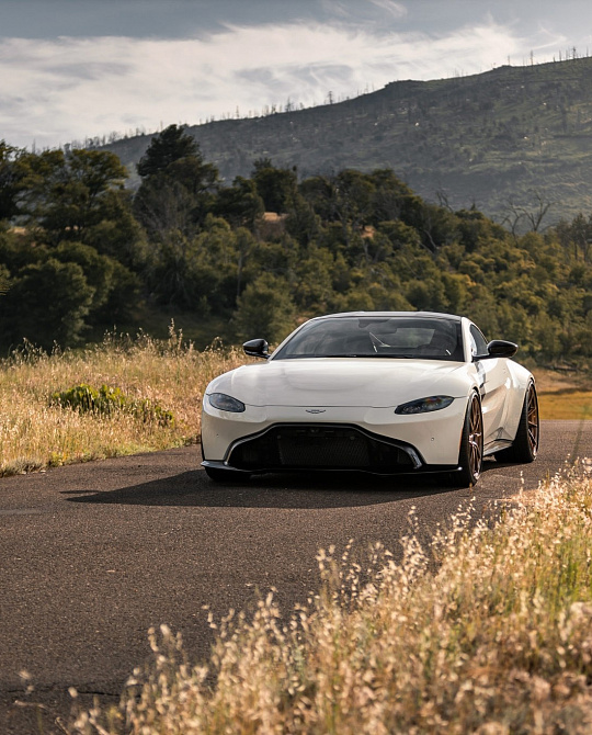 Фото дисков P104SC Глянцевая темная медь на Aston Martin Vantage 4