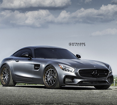 Фото дисков Strasse Wheels SM7 Deep Concave FS на Mercedes-Benz AMG GT I