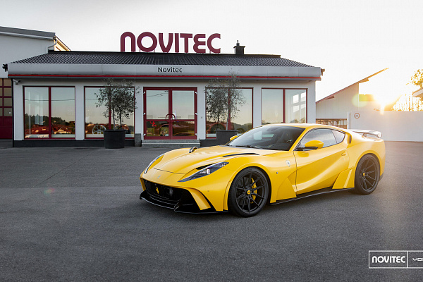 Фото дисков NOVITEC NF10 Черный сатин на Ferrari 812
