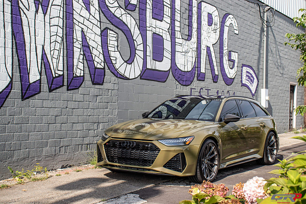 Фото дисков HRE P104SC Глянцевый темный лак на Audi A/RS 6 (C8)