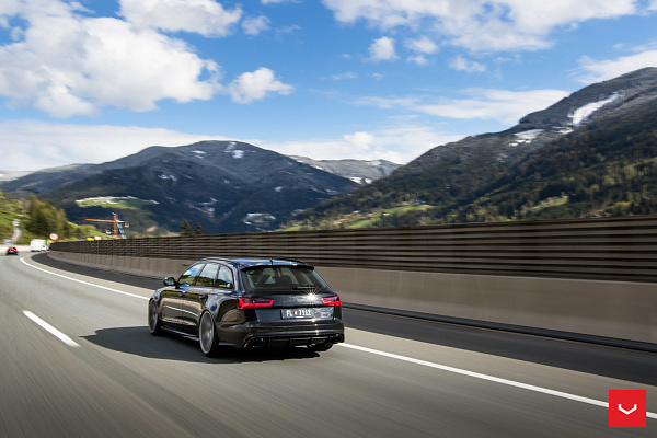 Фото дисков Vossen CV3 Серебро на Audi A/RS 6 (C7)