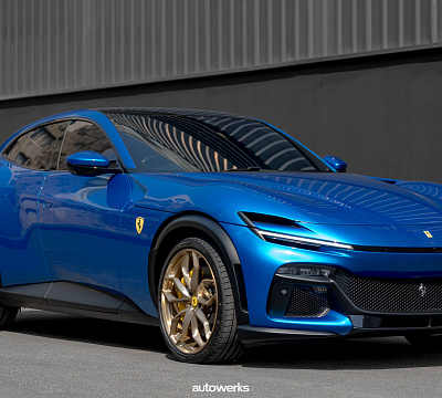 Фото дисков HRE P201 на Ferrari Purosangue