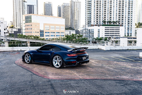 Фото дисков Anrky AN36-S Полированный лак на Porsche 911 VIII