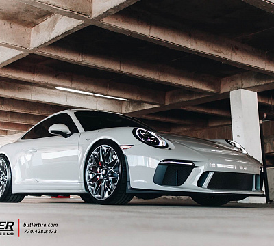 Фото дисков HRE P200 на Porsche 911 VII