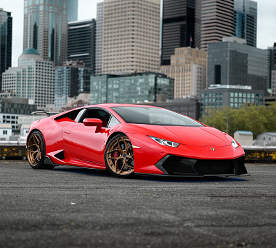 Фото дисков Brixton Forged PF5 на Lamborghini Huracan