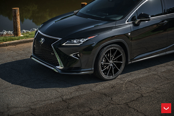 Фото дисков Vossen CVT Черный глянец на Lexus RX IV