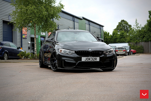 Фото дисков Vossen HF-5 Черный сатин на BMW 4/M4 (F32/F82)