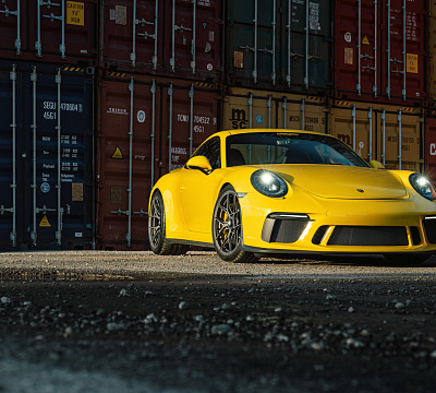 Фото дисков Vossen S21-01 на Porsche 911 VII