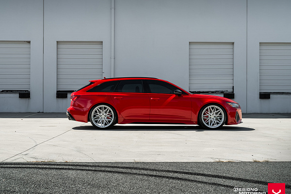 Фото дисков Vossen HF-7 Серебро на Audi A/RS 6 (C8)