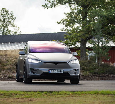 Фото дисков Vossen CG-205T на Tesla Model X