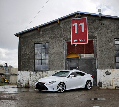 Фото дисков Vossen CV5 на Lexus RC