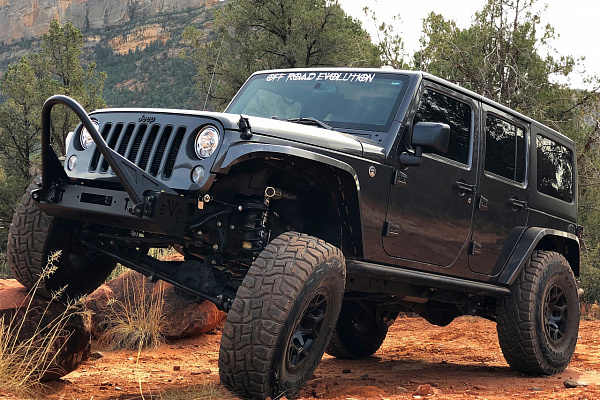 Фото дисков Black Rhino OVERLAND Черный сатин на Jeep Wrangler III (JK)