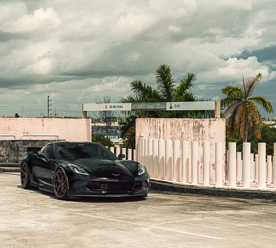 Фото дисков Vossen HF-5 на Chevrolet Corvette C7