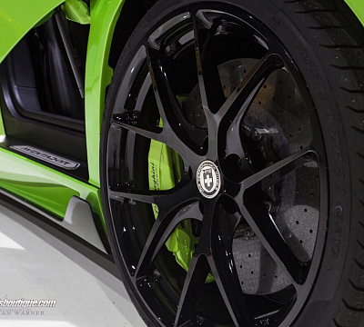 Фото дисков HRE P101 на Lamborghini Aventador