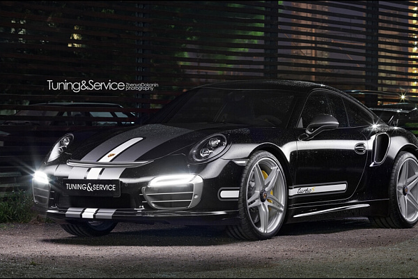 Фото дисков HRE P107 Серебро на Porsche 911 VII