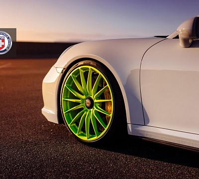 Фото дисков HRE P103 на Porsche 911 VII