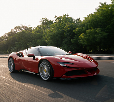 Фото дисков Vossen S21-11T на Ferrari SF90