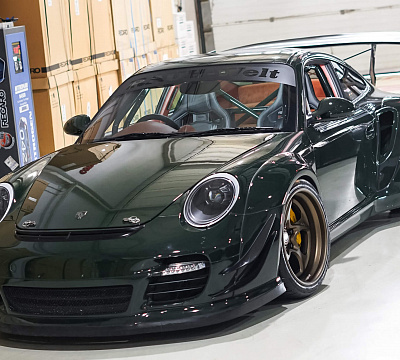 Фото дисков HRE 522 на Porsche 911 IV