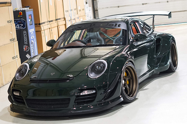Фото дисков HRE 522 Сатиновая бронза на Porsche 911 IV
