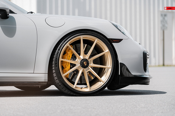Фото дисков Anrky AN18 Глянцевая шампань на Porsche 911 VII