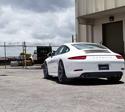 Фото дисков Vossen CV3 на Porsche 911 VII