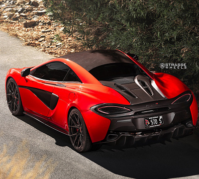 Фото дисков Strasse Wheels SM5R Deep Concave Monoblock на McLaren 570S