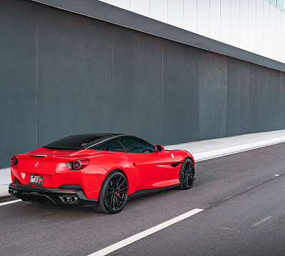 Фото дисков Vossen HF-4T на Ferrari Portofino