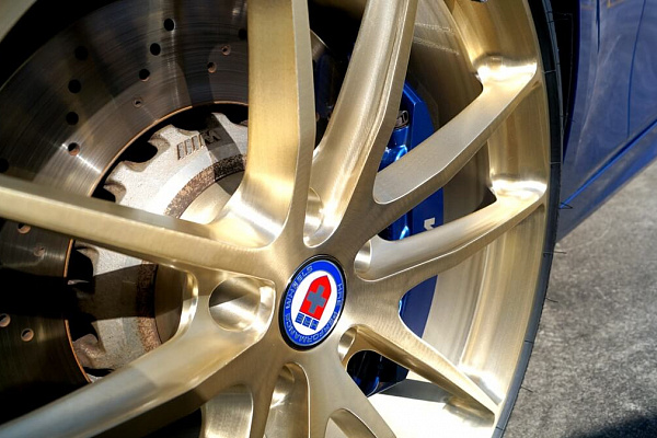 Фото дисков HRE P104 Глянцевое золото на BMW 5/M5 (F10)