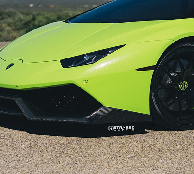 Фото дисков Strasse Wheels SM5R Deep Concave Monoblock на Lamborghini Huracan