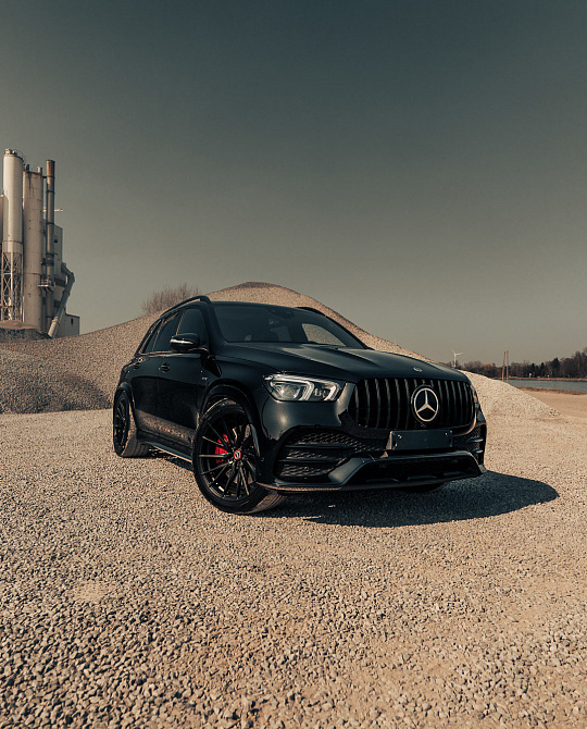 Фото дисков HF-4T Черный сатин на Mercedes-Benz GLE II