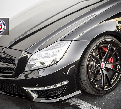Фото дисков HRE S104 на Mercedes-Benz CLS (C218)