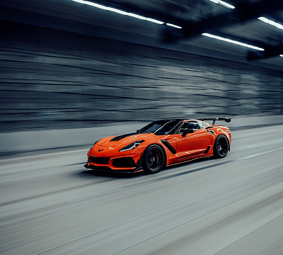 Фото дисков Strasse Wheels SM5R Deep Concave FS на Chevrolet Corvette C7