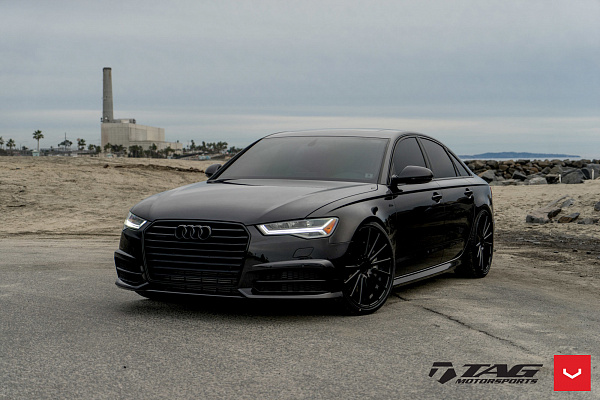 Фото дисков Vossen VFS-2 Черный глянец на Audi A/RS 6 (C7)