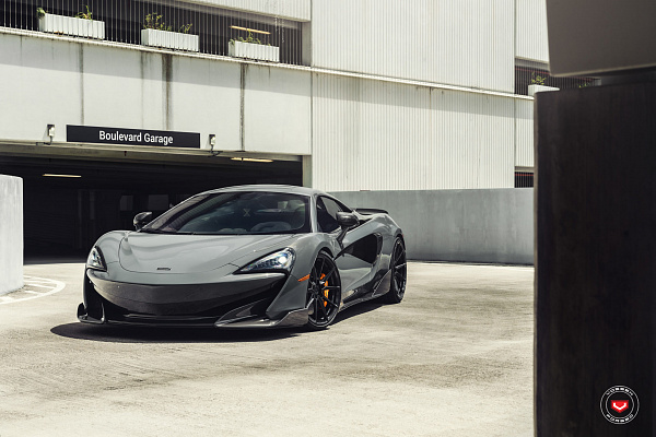 Фото дисков Vossen EVO-2 Черный глянец на McLaren 600
